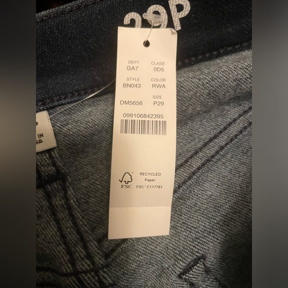 J Crew Slim Demi Boot New With Tag Dark Wash Jeans Size 29 Petite - Picture 15 of 15